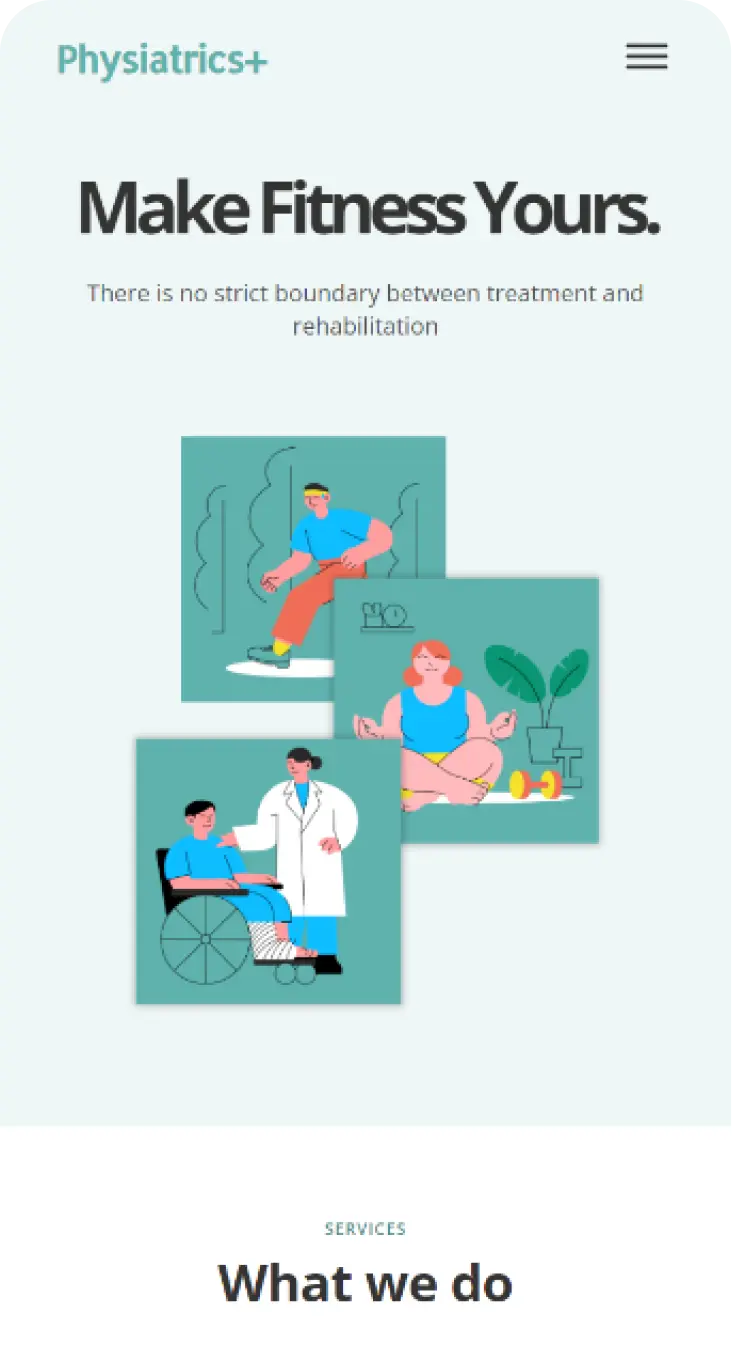 Physiatrics+ screen 2